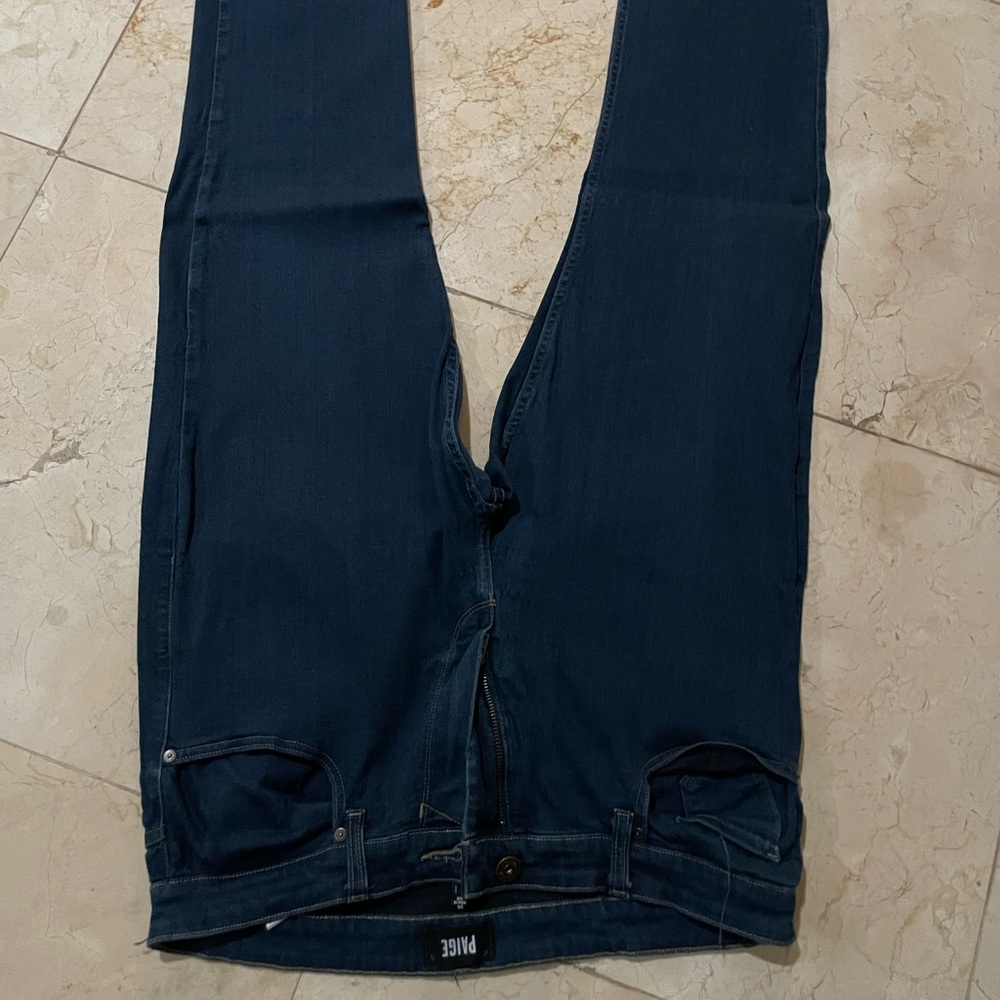 Per-owned Paige Federal Blue Jean 35x32
